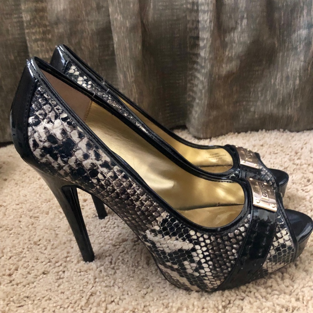 Guess platform heels